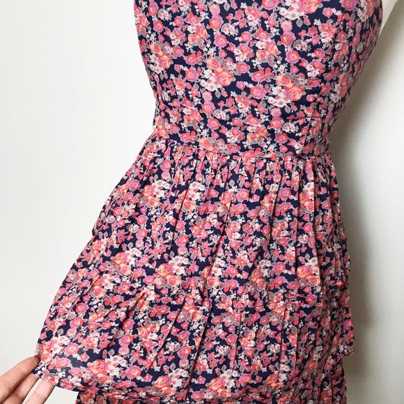 XXI Floral Pattern Tiered Dress - Picture 4 of 6